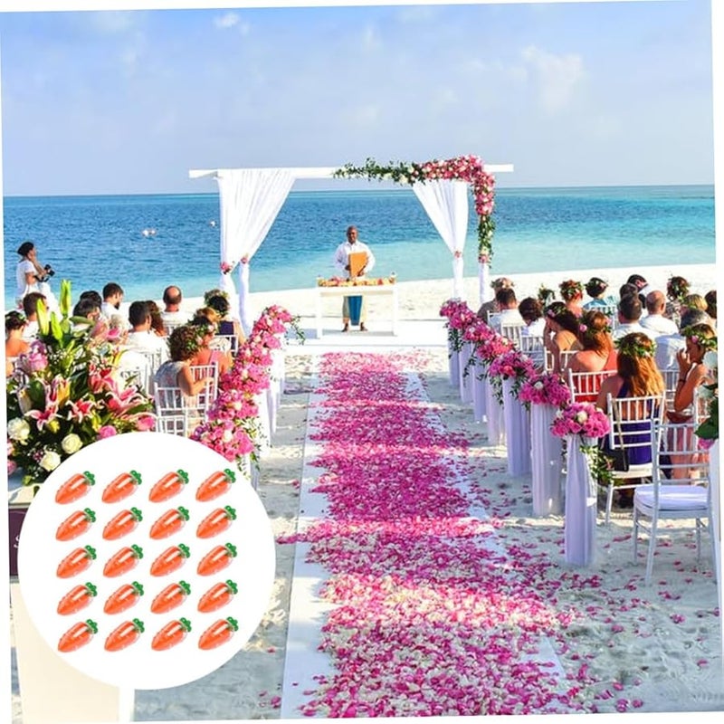 Carrot Shaped Plastic Candy Boxes 20Pcs For Wedding Party Favors Sweets Gifts - Image 2